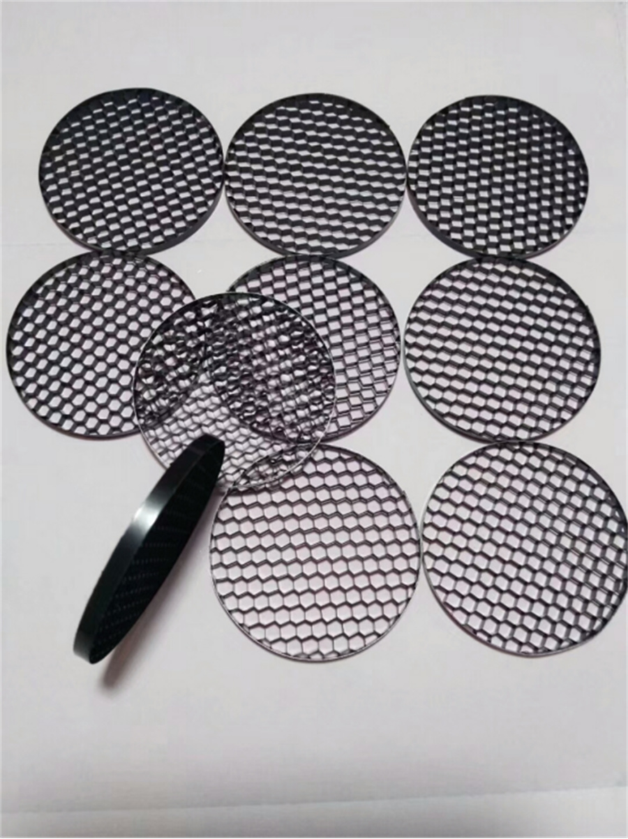 黑色蜂窝网包边